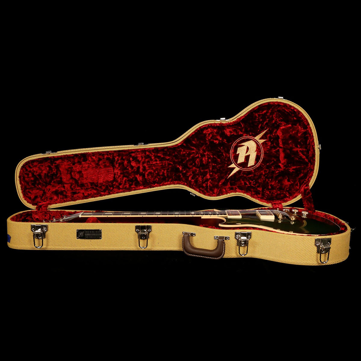 Rock N Roll Relics Starfighter Carve Top Medium Aged Cadillac Green — 8