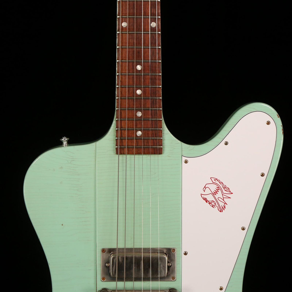Gibson Custom Shop '63 Firebird Made 2 Measure Seafoam Green Aged — 7