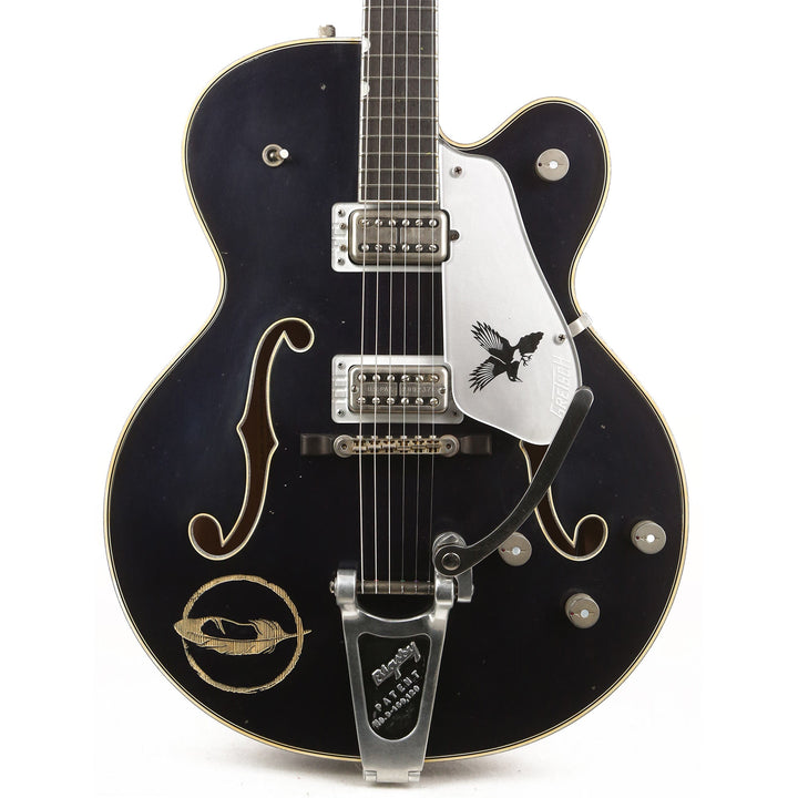 Gretsch G6136T-CSTRR Custom Shop Rich Robinson Magpie Ravens Breast Blue Relic Masterbuilt Stephen Stern