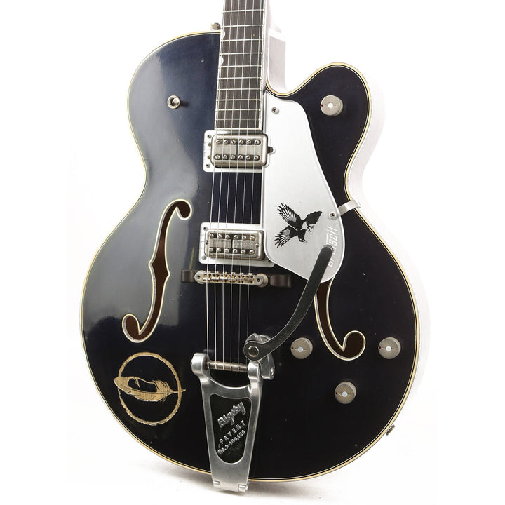 Gretsch G6136T-CSTRR Custom Shop Rich Robinson Magpie Ravens Breast Blue Relic Masterbuilt Stephen Stern