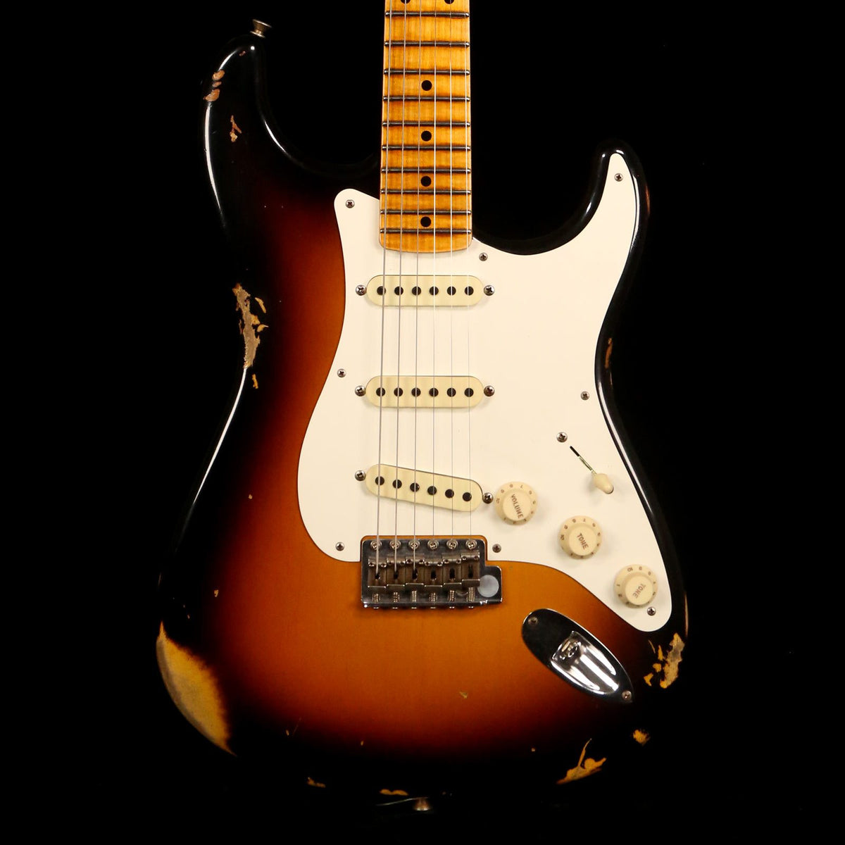 Fender Custom Shop LTD 1958 Stratocaster Relic Super Faded Aged 3-Tone Sunburst 2018 — 1