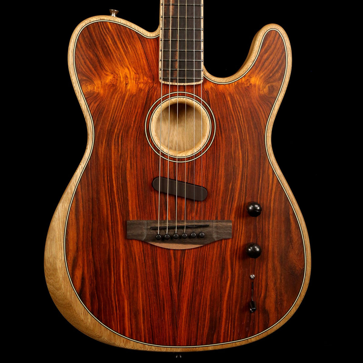 Fender Limited Exotic American Acoustasonic Telecaster Cocobolo — 1