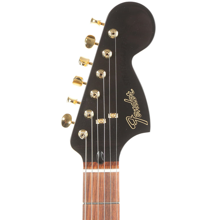 Fender Channel Exclusive Mahogany Blacktop Stratocaster HH Black with Gold Hardware