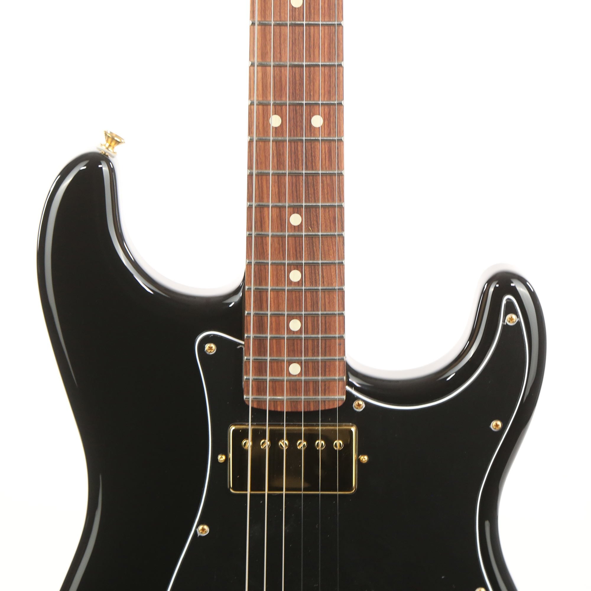 Fender Channel Exclusive Mahogany Blacktop Stratocaster HH Black
