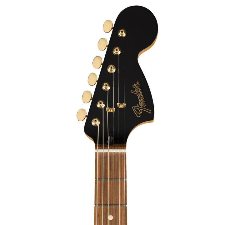 Fender Channel Exclusive Mahogany Blacktop Stratocaster HHH Olympic White with Gold Hardware