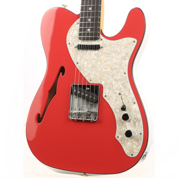Fender Two-Tone Telecaster Thinline Fiesta Red Ebony Fretboard
