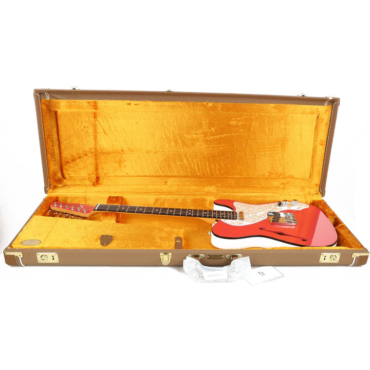 Fender Two-Tone Telecaster Thinline Fiesta Red Ebony Fretboard