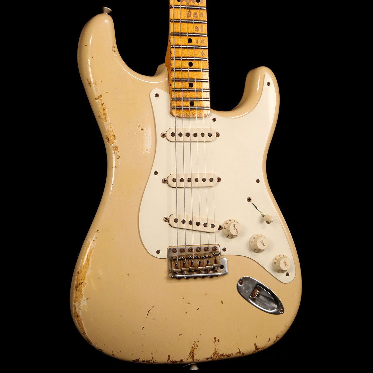Fender Custom Shop 1957 Stratocaster Heavy Relic Desert Sand 2009 — 6