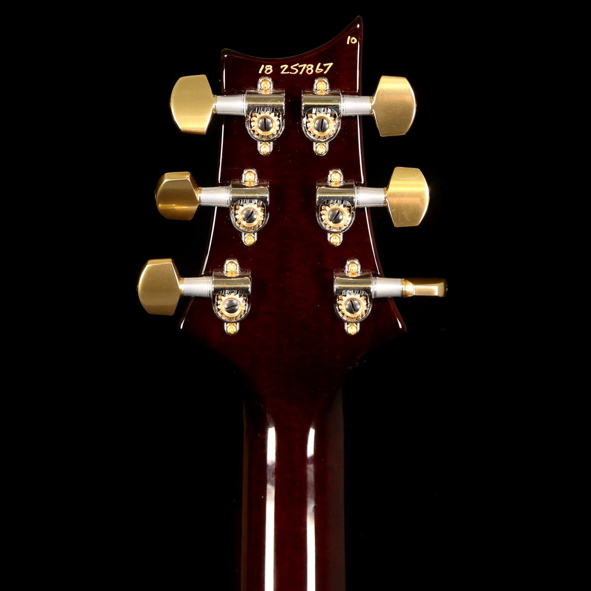 PRS Custom 24 Piezo 10-Top Orange Tiger 2018 — 4