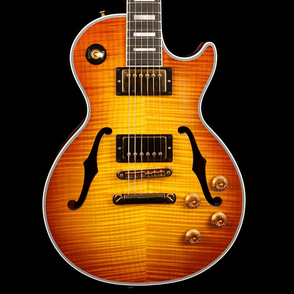 Gibson Custom Shop Les Paul Florentine Honey Burst — 1