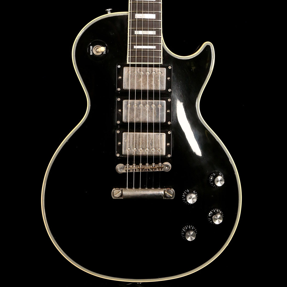 Gibson Custom Shop Les Paul Custom 3-Pickup Ebony 1997 — 1