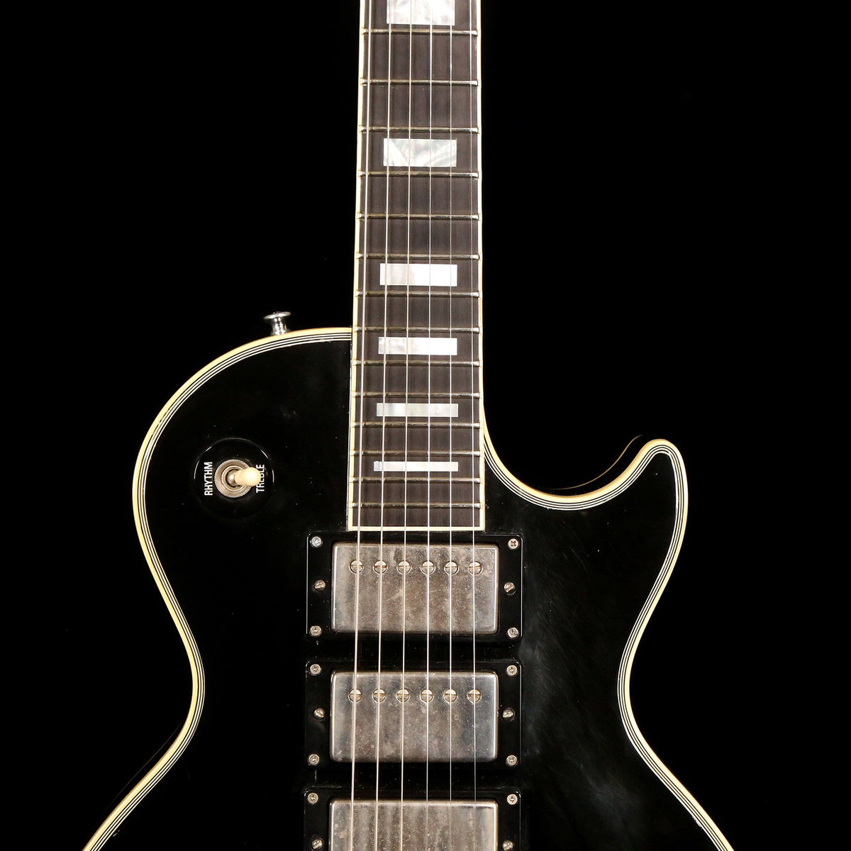 Gibson Custom Shop Les Paul Custom 3-Pickup Ebony 1997 — 7