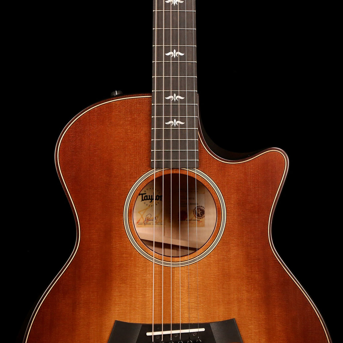 Taylor 614ce Builder's Edition Grand Auditorium Wild Honey Burst 2019 — 6