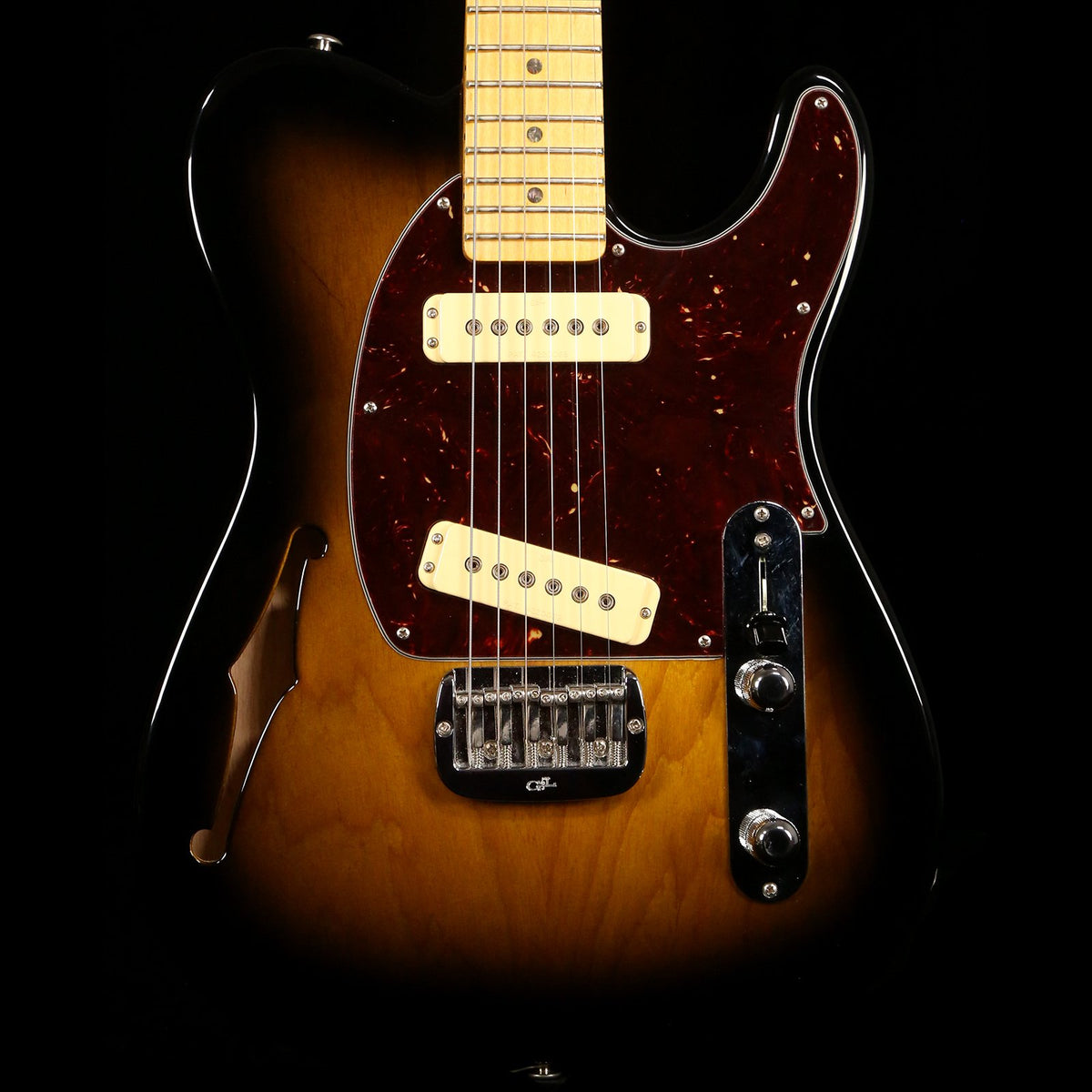 G&L ASAT Special Semi-Hollow 2-Tone Sunburst 2014 — 1