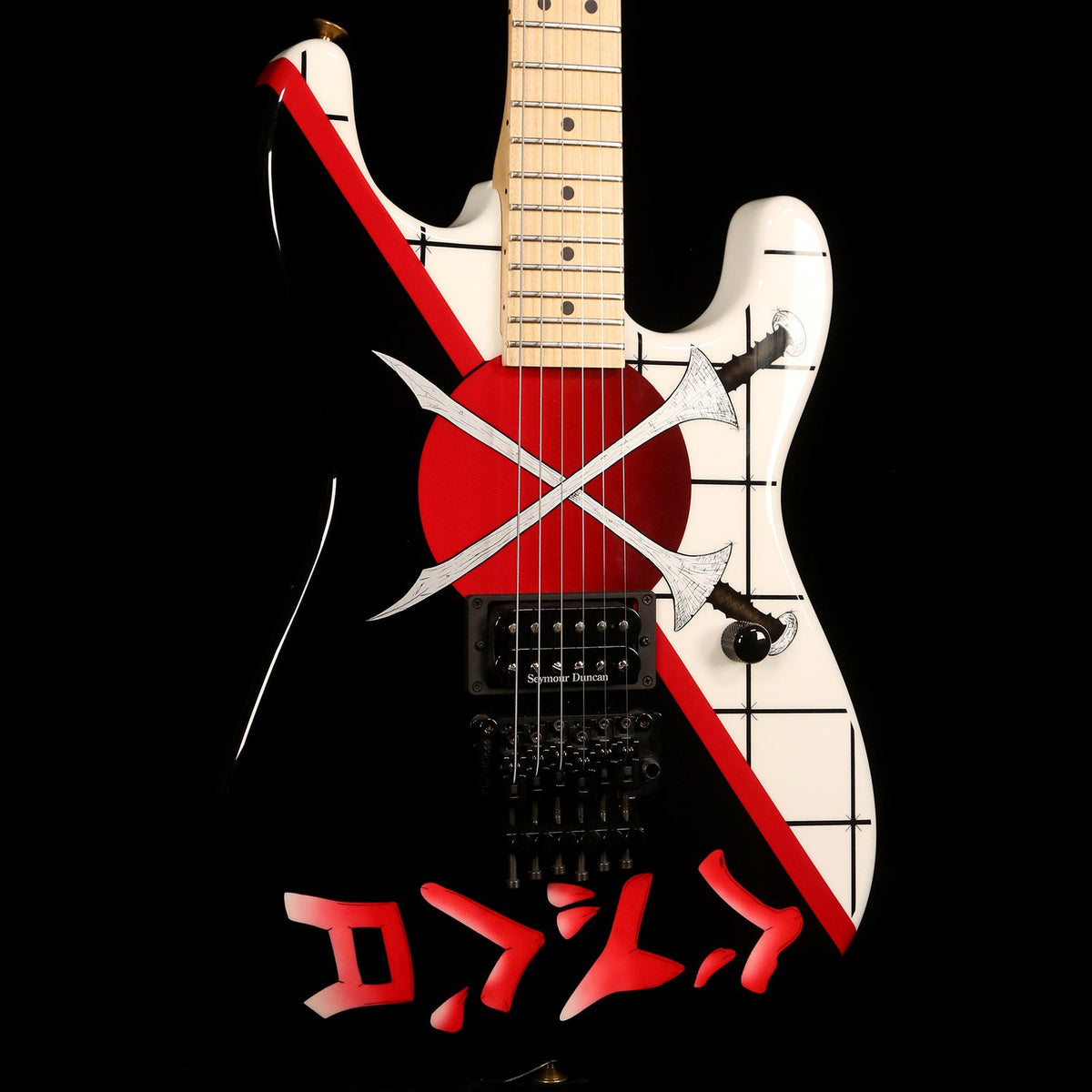 Charvel Custom Shop Warren DeMartini San Dimas Crossed Swords 2008 — 6