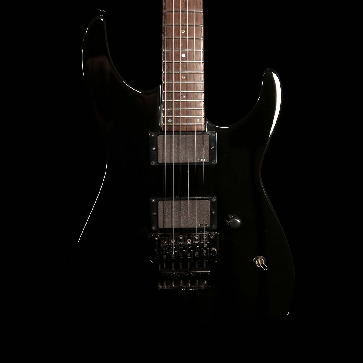 ESP M-II Neck-Thru Black — 1
