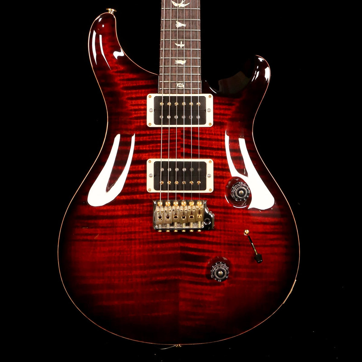 PRS Custom 24 10-Top Fire Red Burst 2017 — 1
