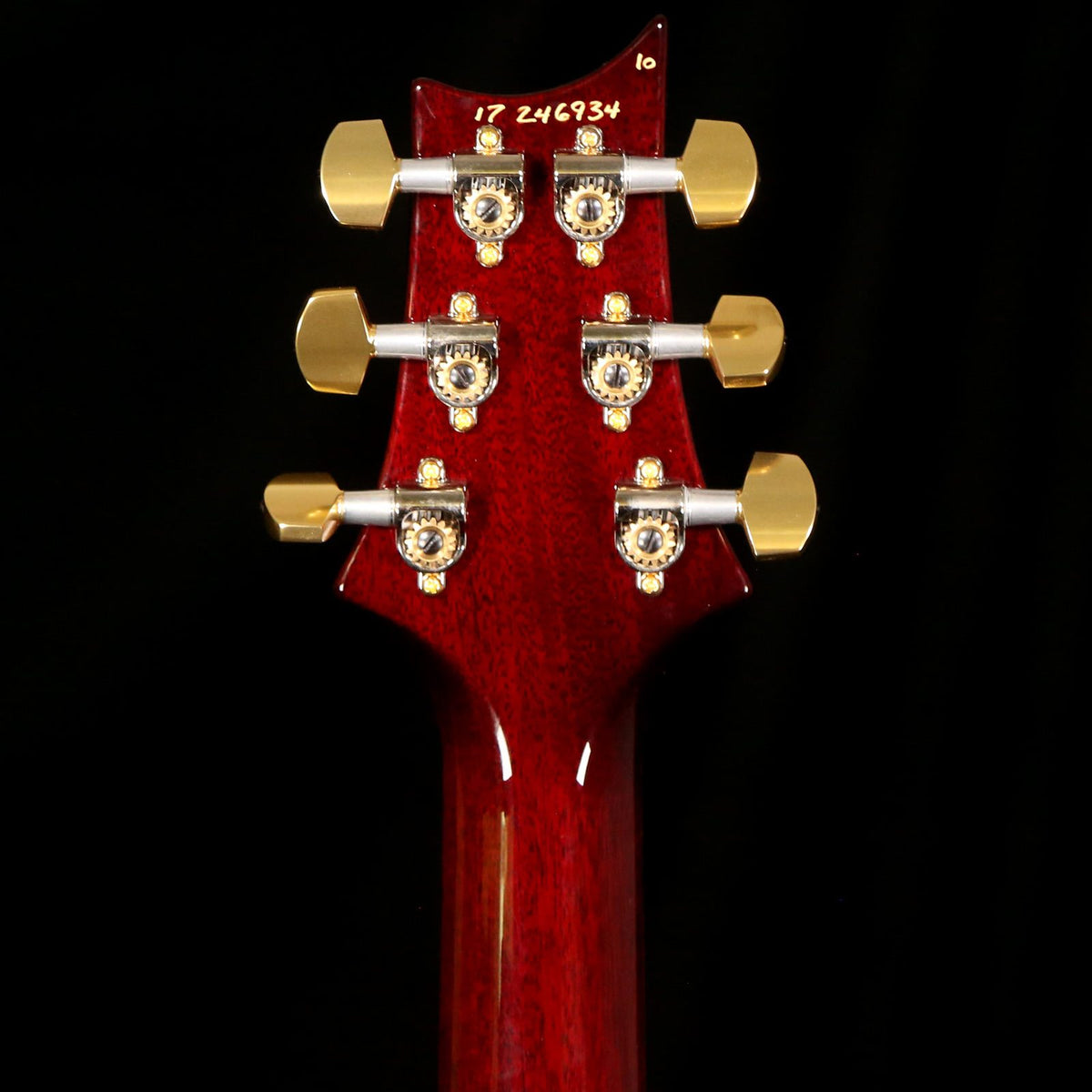 PRS Custom 24 10-Top Fire Red Burst 2017 — 5