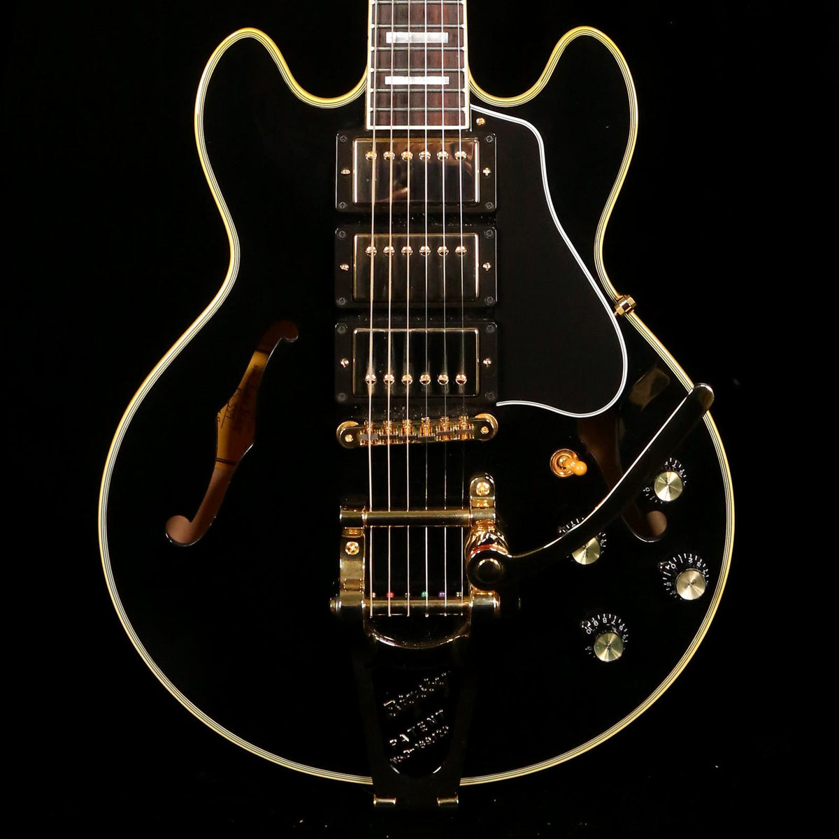 Gibson ES-359 Black Beauty Semi-Hollow Ebony — 1