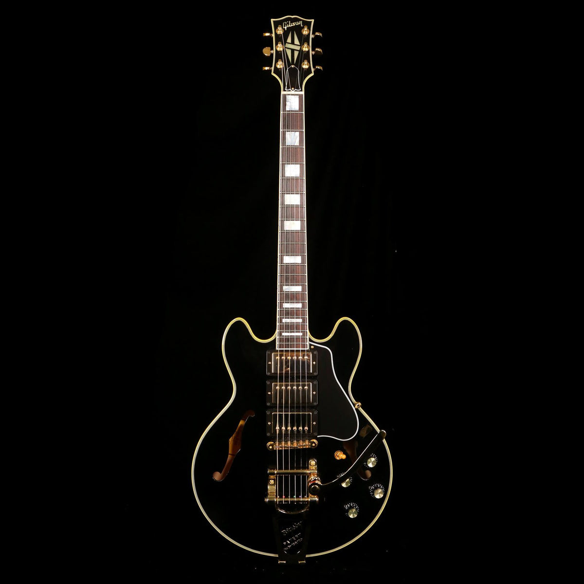 Gibson ES-359 Black Beauty Semi-Hollow Ebony — 2