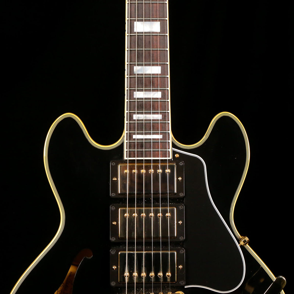 Gibson ES-359 Black Beauty Semi-Hollow Ebony — 6