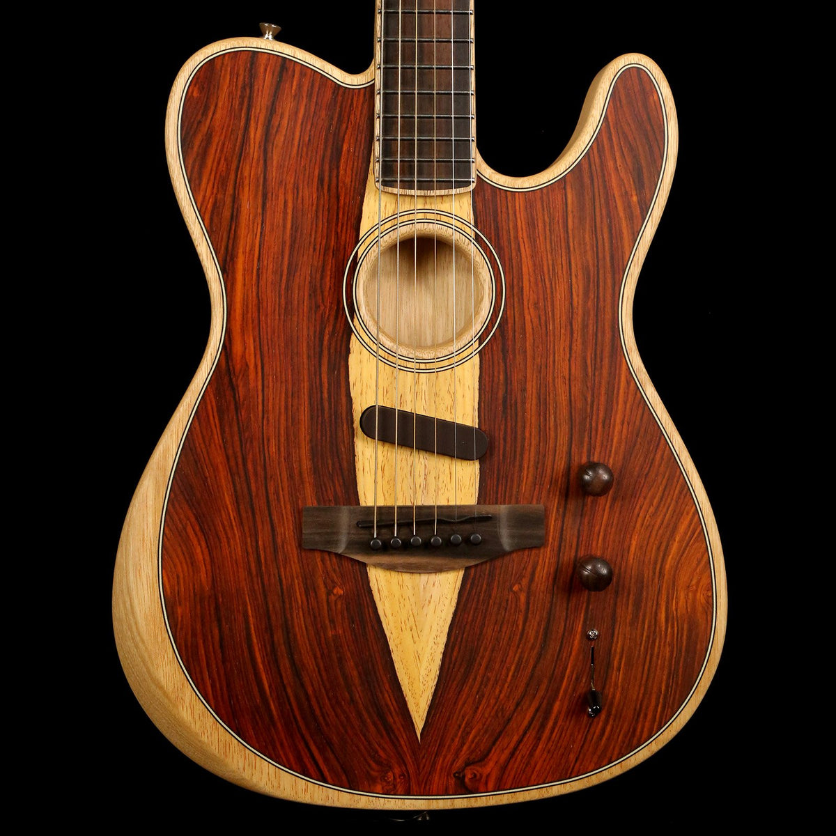 Fender Limited Exotic American Acoustasonic Telecaster Cocobolo — 1