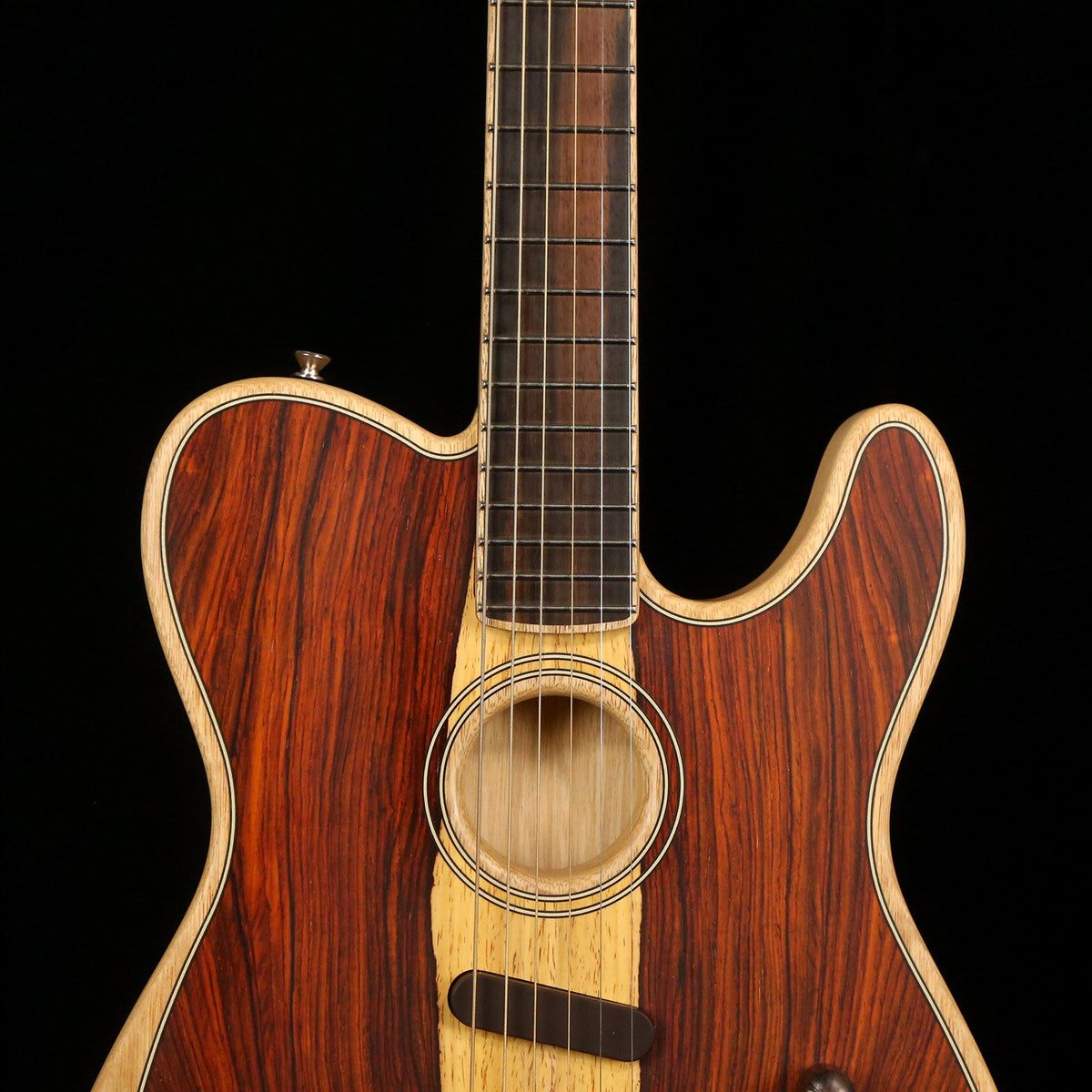 Fender Limited Exotic American Acoustasonic Telecaster Cocobolo — 6