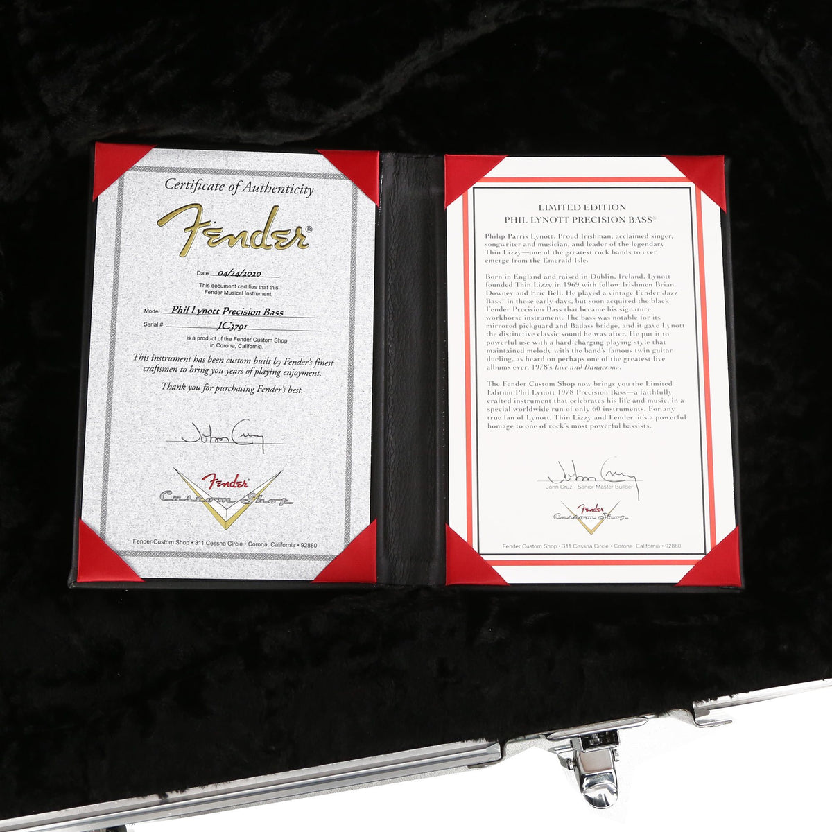 Fender Custom Shop Phil Lynott Limited Edition Precision Bass Masterbuilt John Cruz — 8