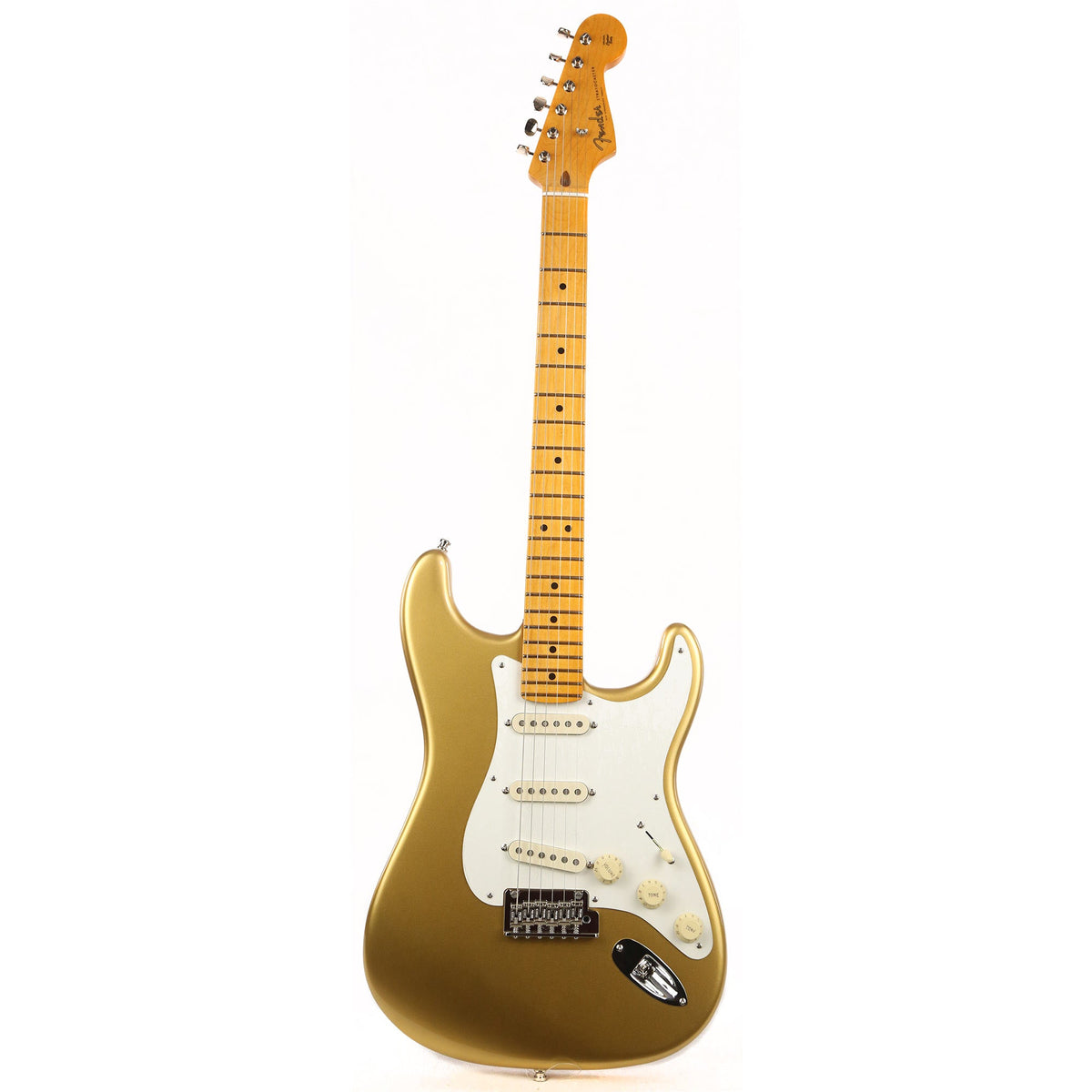 Fender Lincoln Brewster Signature Stratocaster Aztec Gold — 2