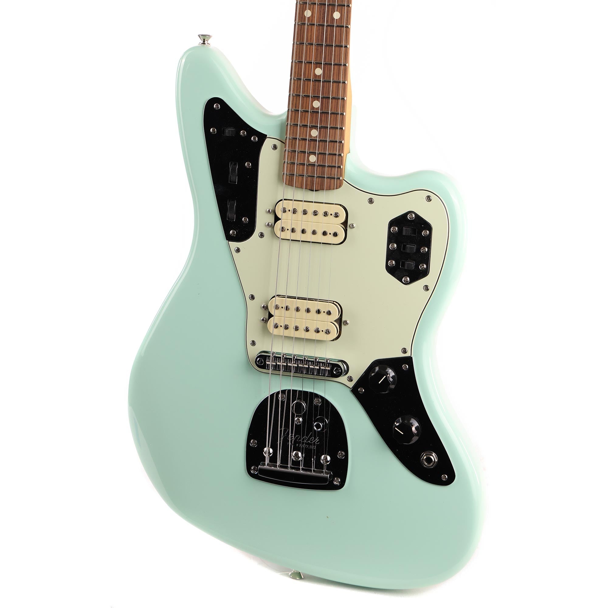 Fender Vintera '60s Jaguar Modified HH Surf Green Used | The Music Zoo
