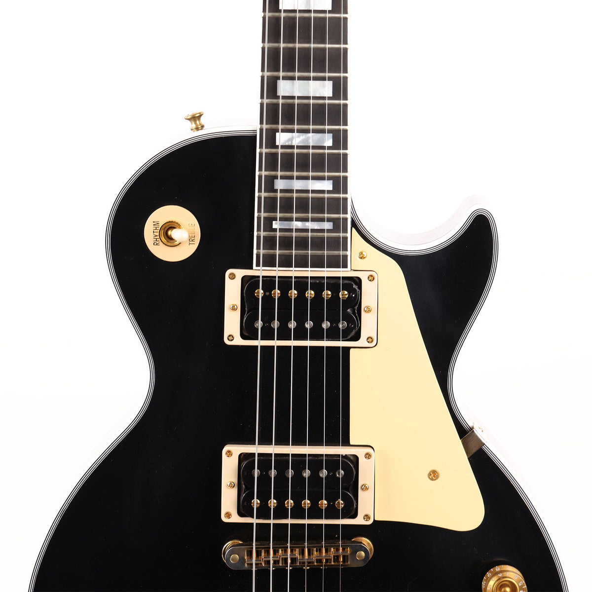 Gibson Custom Shop Les Paul Custom Made 2 Measure Cream Plastics and Gold Hardware — 6
