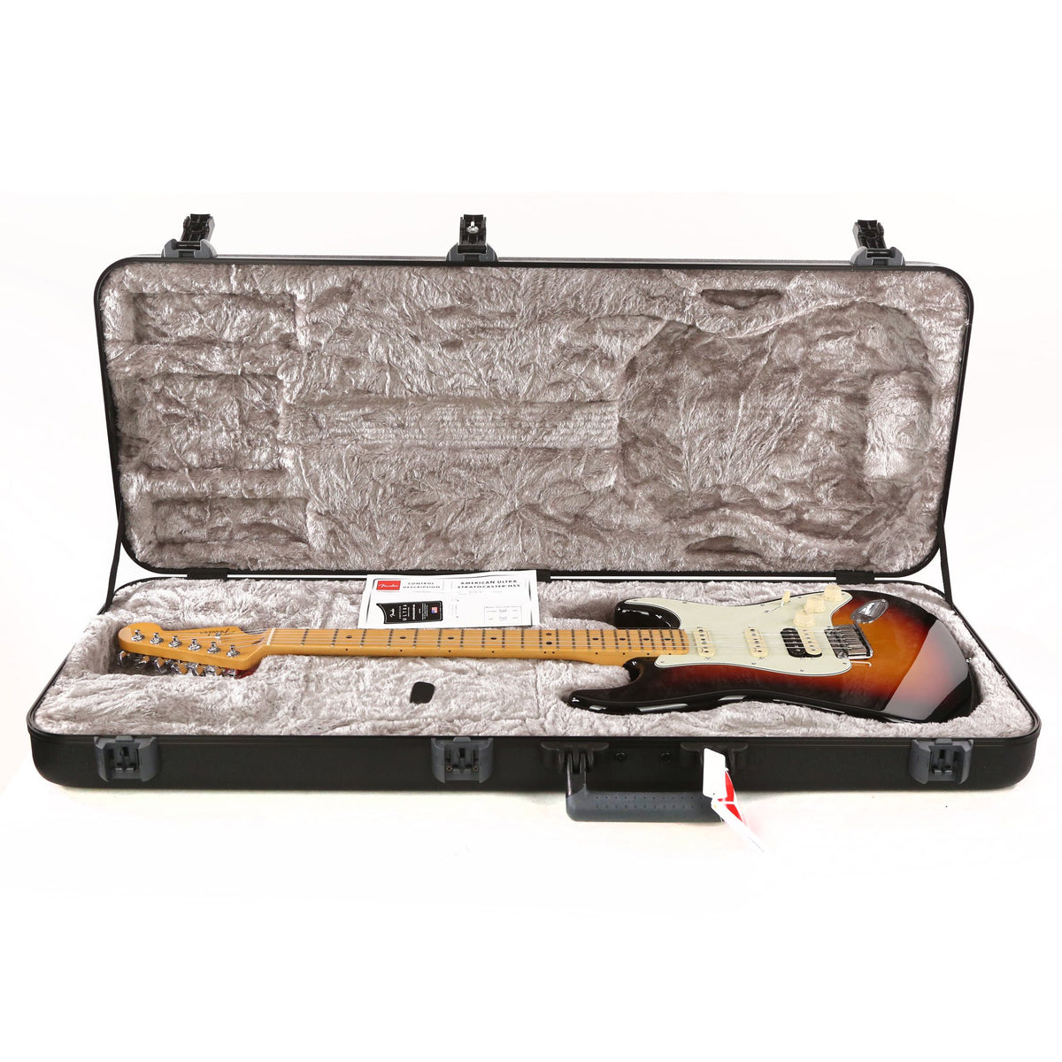Fender American Ultra Stratocaster HSS Maple Fretboard Ultraburst Used — 7