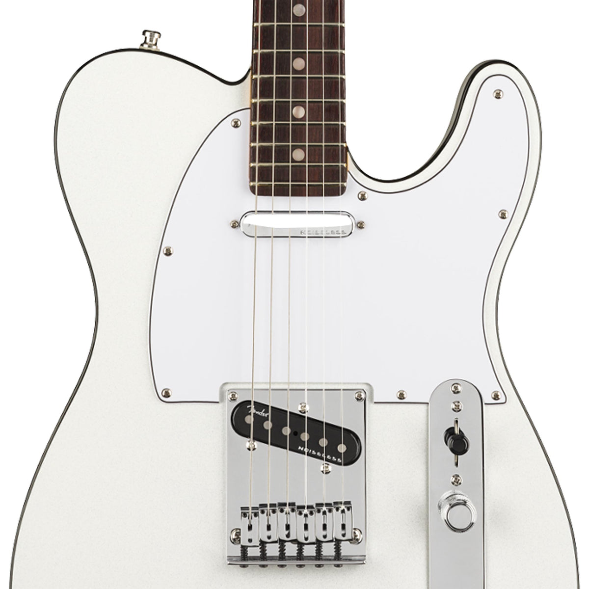 Fender American Ultra Telecaster Rosewood Fretboard Arctic Pearl — 5