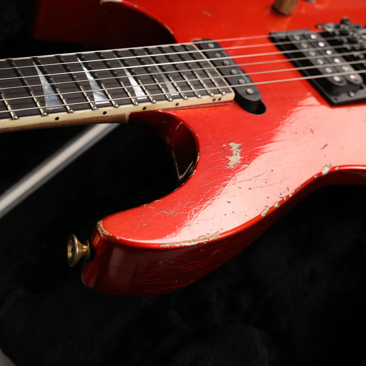 Jackson Custom Shop SL2V Nitro Aged Candy Tangerine Music Zoo Exclusive