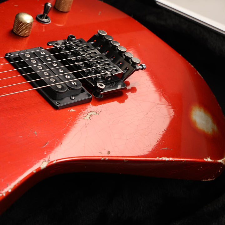 Jackson Custom Shop SL2V Nitro Aged Candy Tangerine Music Zoo Exclusive