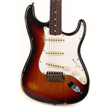 Fender Custom Shop 1963 Stratocaster Reissue Korina Body Heavy Relic 3-Tone Sunburst