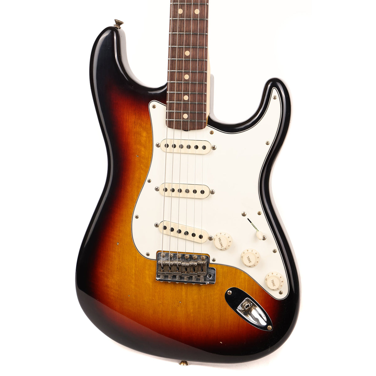 Fender Custom Shop 1963 Stratocaster Reissue Korina Body Journeyman Relic 3-Tone Sunburst — 6