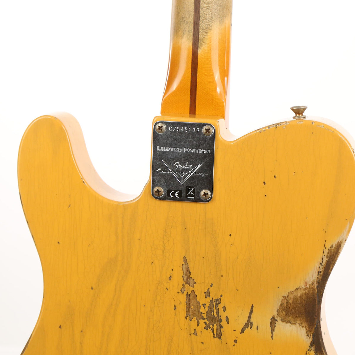 Fender Custom Shop '50s Vibra Tele Heavy Relic Aged Butterscotch Blonde Limited Edition — 8