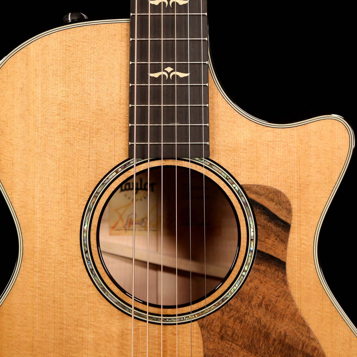 Taylor 612ce 12 Fret Grand Concert Acoustic-Electric Brown Sugar Stain — 5