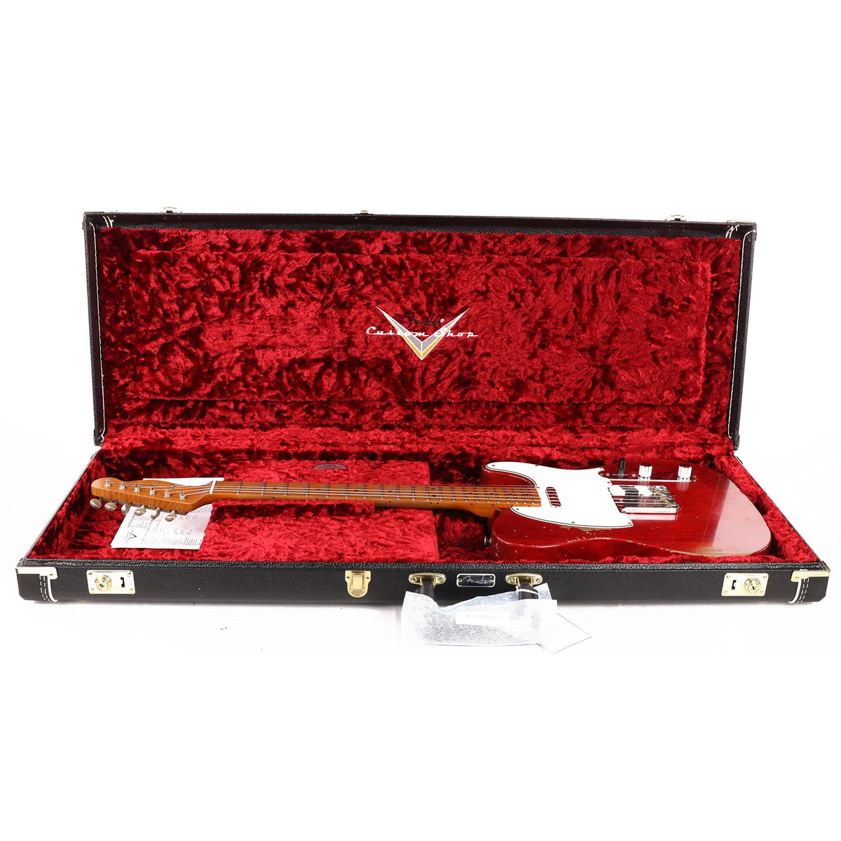 Fender Custom Shop 1963 Telecaster Mahogany Crimson Transparent Masterbuilt Jason Smith 2025 — 12