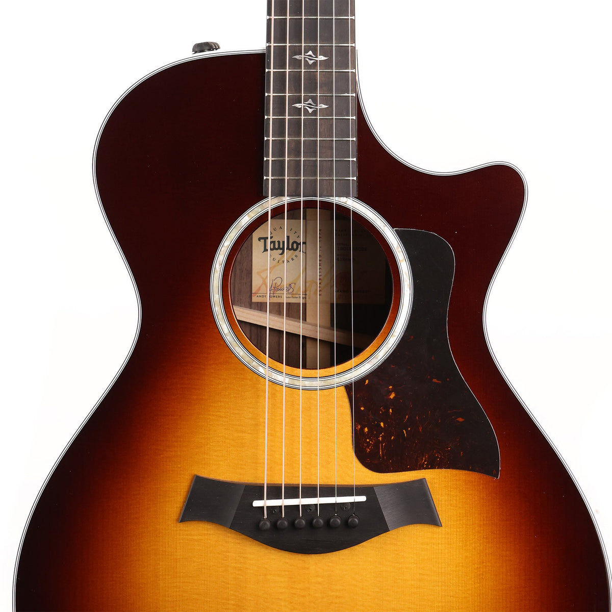 Taylor 412ce-R Grand Concert Acoustic-Electric Natural — 6