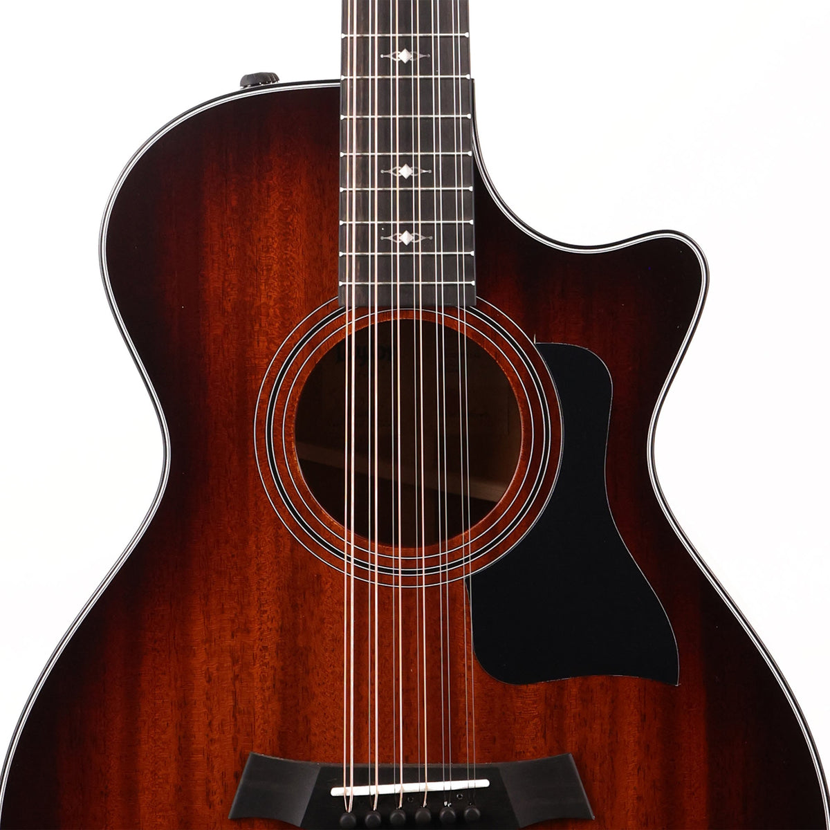 Taylor 362ce 12-Fret V-Class Grand Concert Acoustic-Electric Shaded Edgeburst — 6