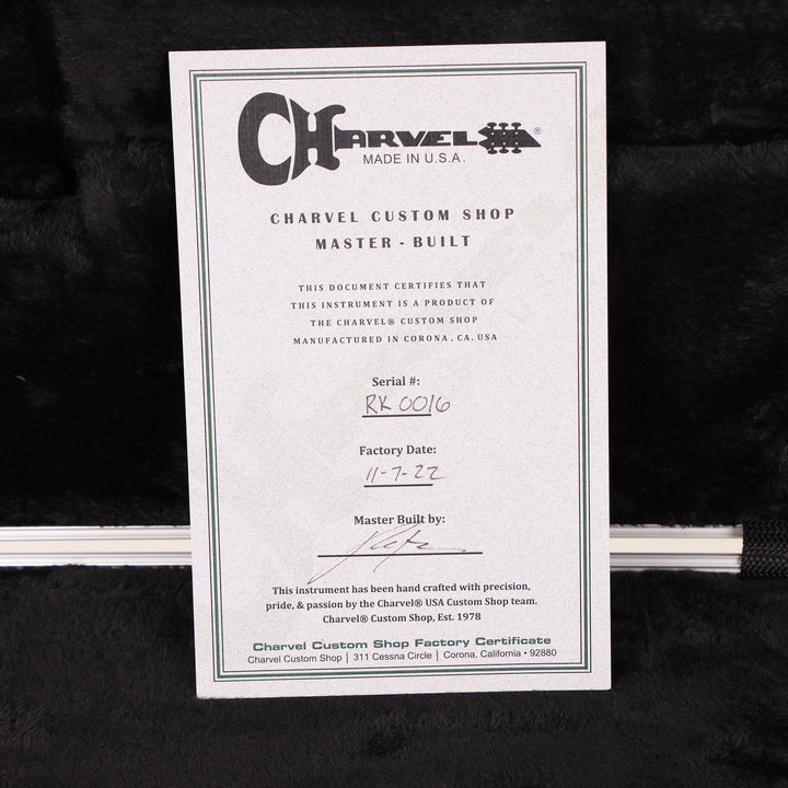 Charvel Custom Shop So Cal HSH Nitro Aged Slime Green Black Pickguard