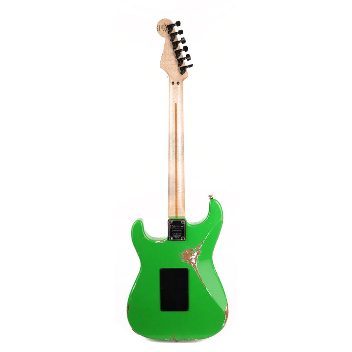 Charvel Custom Shop So Cal HSH Nitro Aged Slime Green Black Pickguard