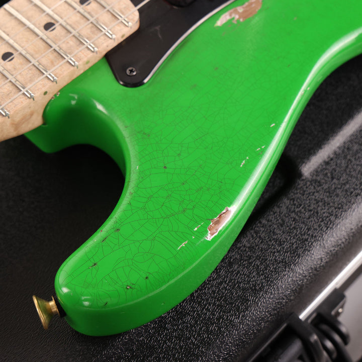 Charvel Custom Shop So Cal HSH Nitro Aged Slime Green Black Pickguard