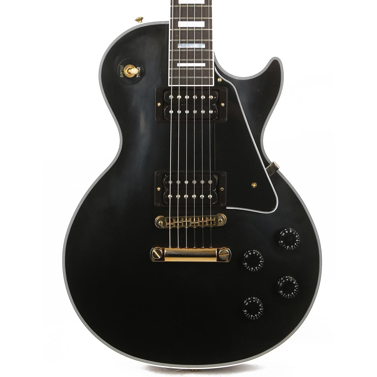 Gibson Custom Shop Les Paul Custom VOS Ebony with Gold Hardware — 1