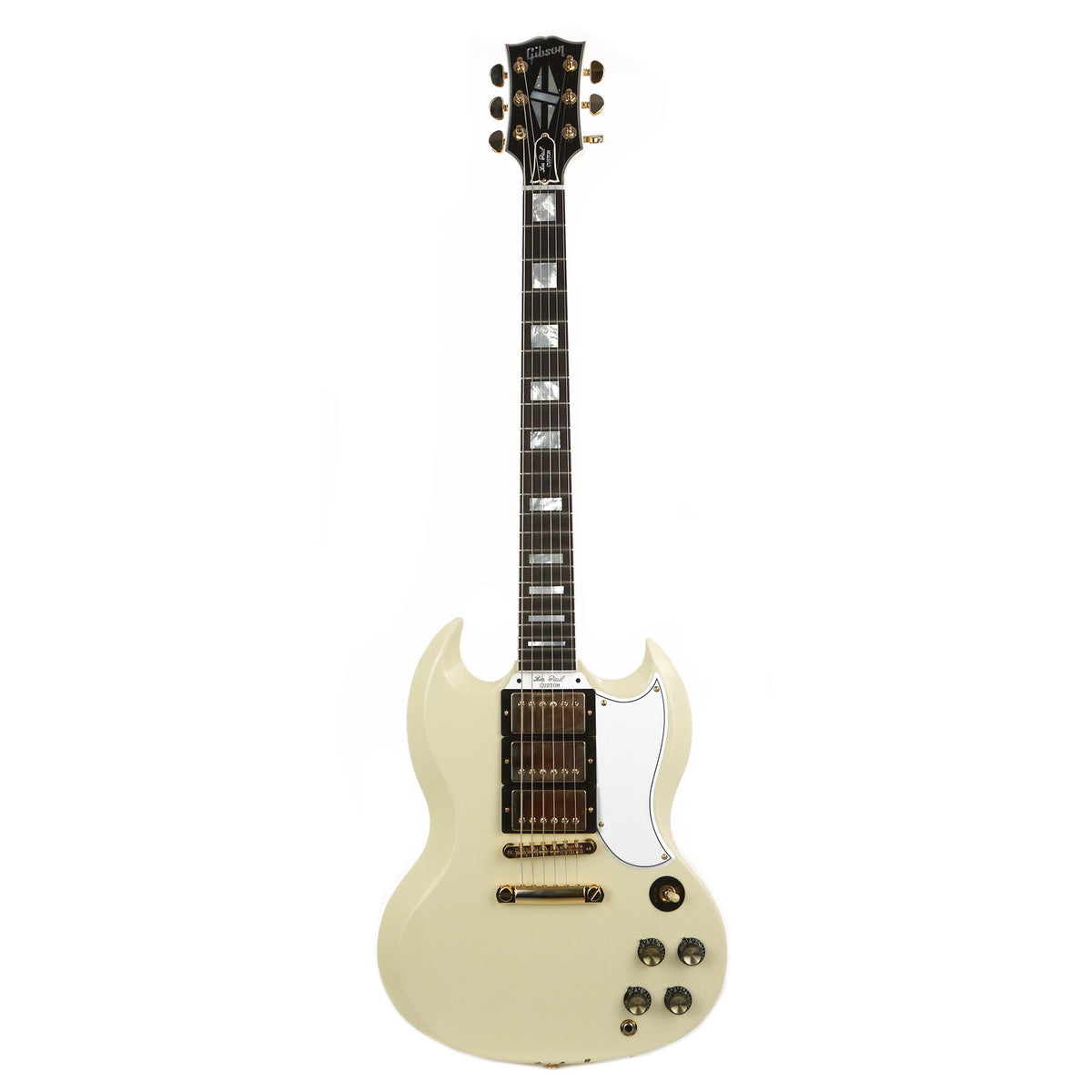 Gibson Custom Shop SG Custom Made 2 Measure Lightly Aged Classic White — 2