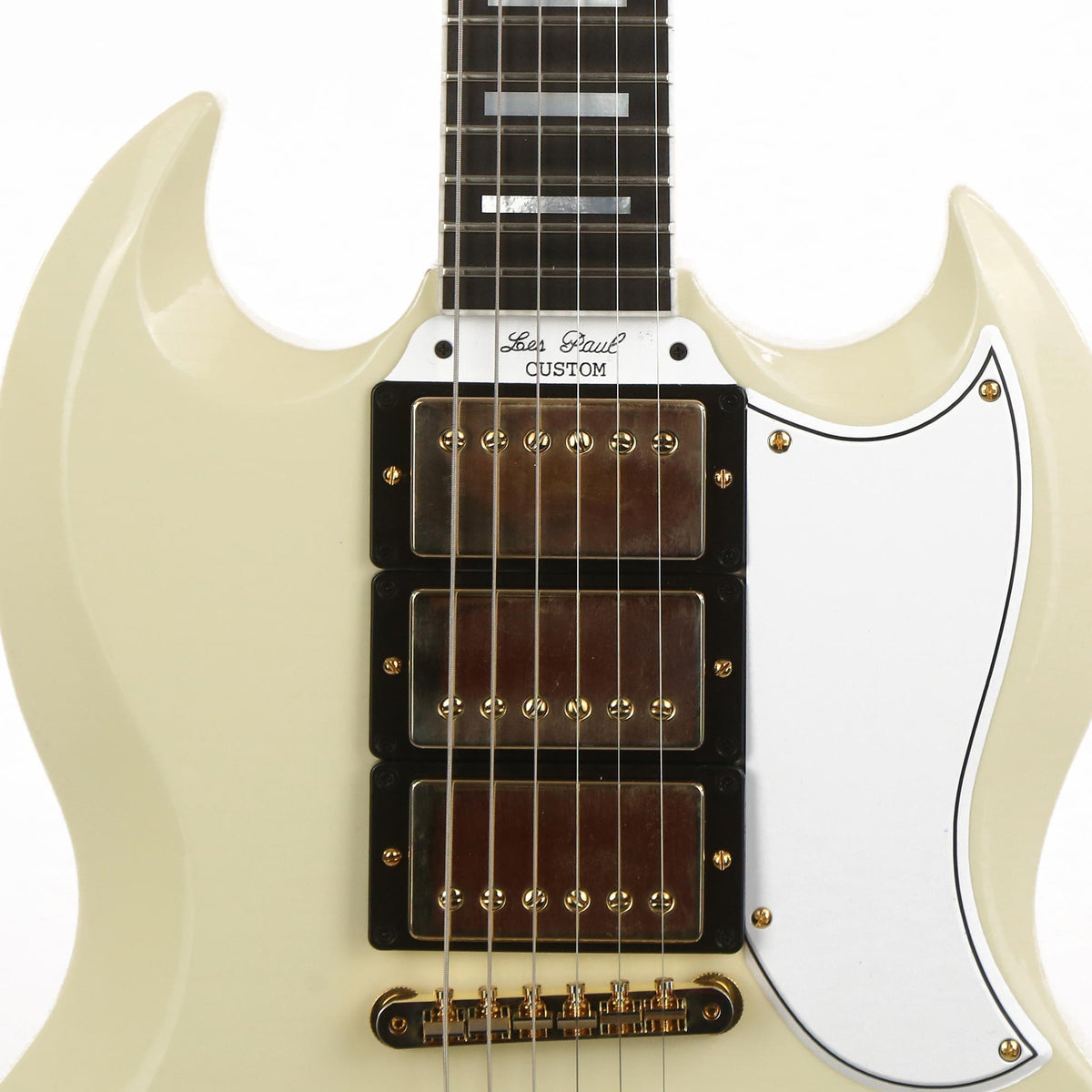 Gibson Custom Shop SG Custom Made 2 Measure Lightly Aged Classic White — 6