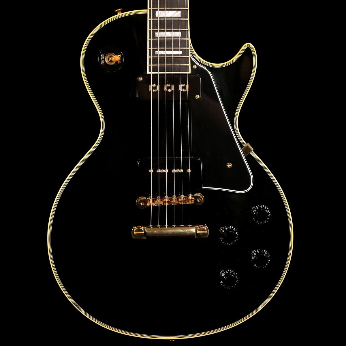 Gibson Custom Shop 1954 Les Paul Custom Reissue VOS Ebony 2001 — 1
