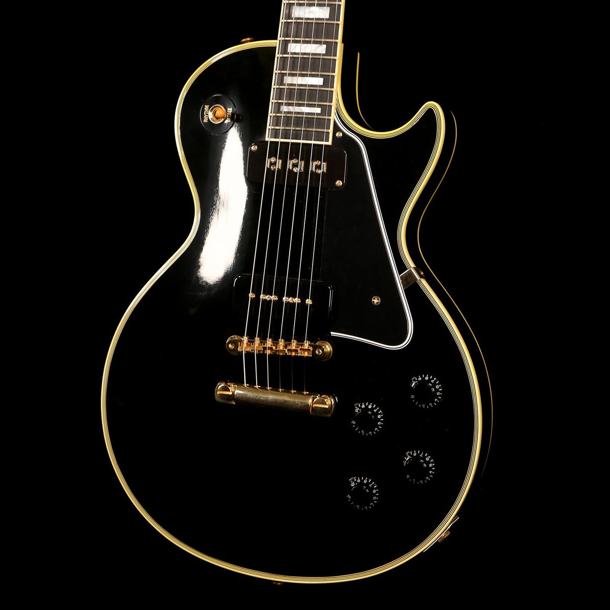 Gibson Custom Shop 1954 Les Paul Custom Reissue VOS Ebony 2001 — 7